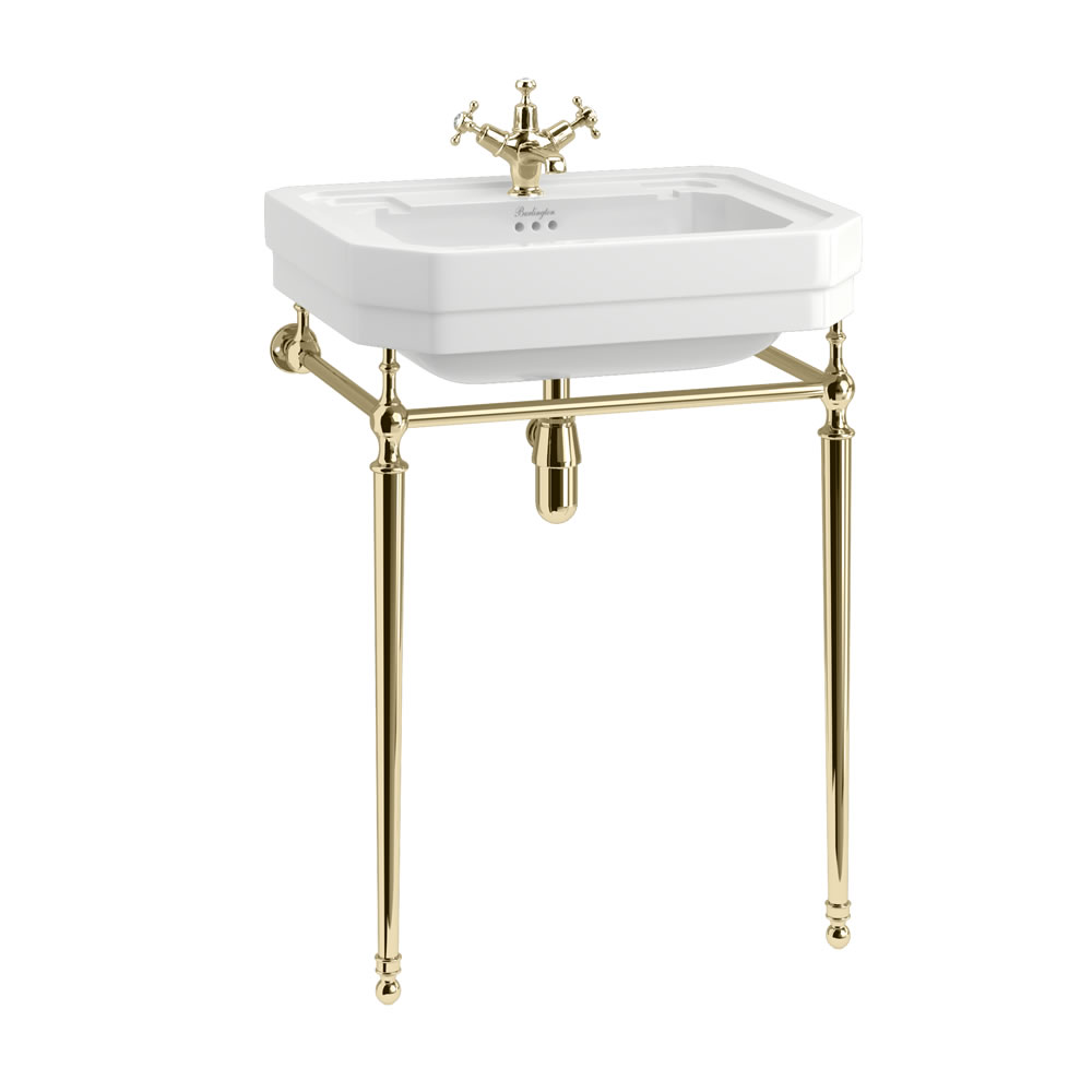 Victorian 61cm basin with basin stand